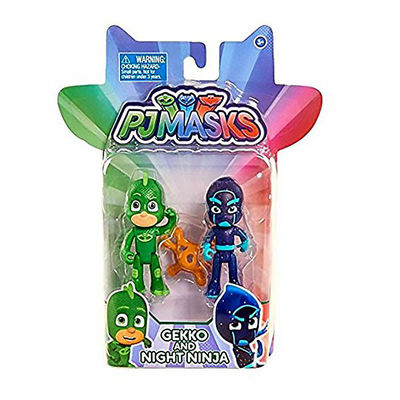     -  "  " (Disney Junior PJ Masks Gekko & Night Ninja Action Figure) (,  1)