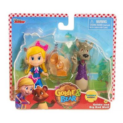      -    (Disney Junior Goldie & Bear Character Duet Set - Goldie and Big Bad Wolf) (,  1)
