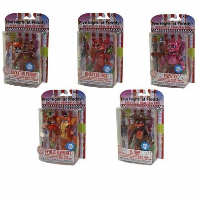   5-   -   (Funko Five Nights at Freddys Pizza Simulator Series 4 Articulated Action Figures (Set of 5)) (,  1)