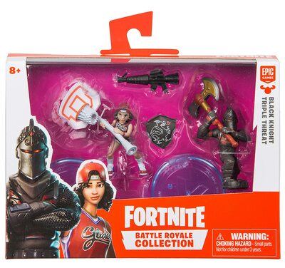   :    ׸  (Fortnite Battle Royale Collection - Black Knight &amp; Triple Threat 2 Figure Pack) (,  1)
