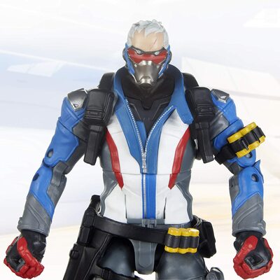 -76    -   Overwatch (Hasbro Overwatch Ultimates Series Soldier: 76 &amp; Shrike (Ana) Skin Dual Pack Collectible Action Figures) (,  3)