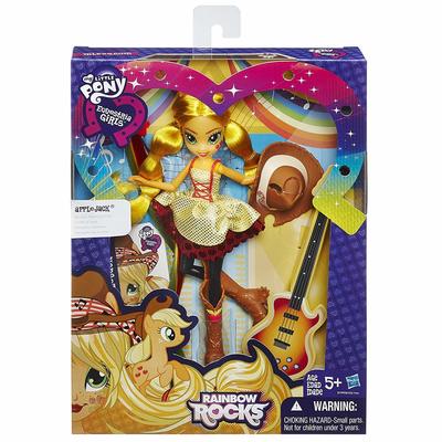   -   Rockin' Hairstyle (My Little Pony Equestria Girls Rainbow Rocks Applejack Rockin' Hairstyle Doll) (,  1)