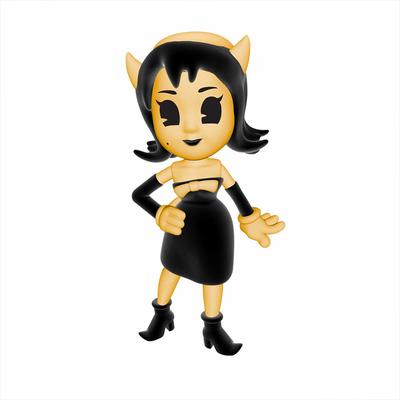      2- (Bendy and the Ink Machine Alice Angel Vinyl Figure - Yellow Edition) (,  1)
