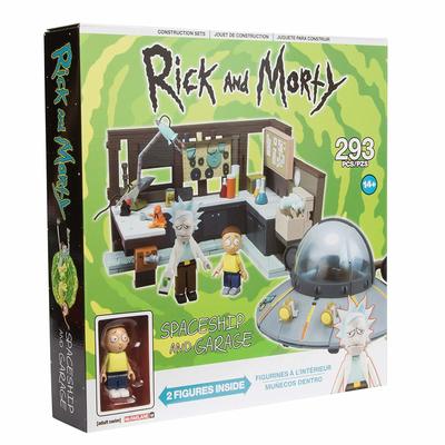      -      (293 ) (McFarlane Toys Rick & Morty Spaceship & Garage Large Construction Toy Set) (,  1)