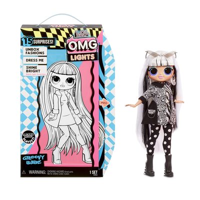   O.M.G.   ,   ,  15  (LOL O.M.G. Lights Groovy Babe Fashion Doll) (,  1)