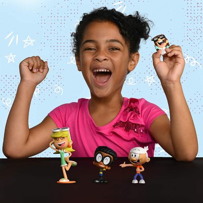       . 4 .   - , , , . (The Loud House Figure 4 Pack - Lincoln, Clyde, Lisa, Leni - Action Figure) (,  2)