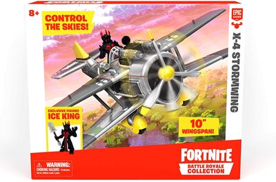    X-4       "  " (Fortnite Battle Royale Collection: X-4 Stormwing Plane &amp; Ice King Figure) (,  1)