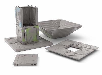    -A-      "  " (Fortnite Battle Royale Collection: Port-A-Fort Playset &amp; Infiltrator Figure) (,  1)
