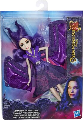 -   ,  -3 (Disney Descendants Dragon Queen Mal, Fashion Doll Transforms to Winged Dragon) (,  1)