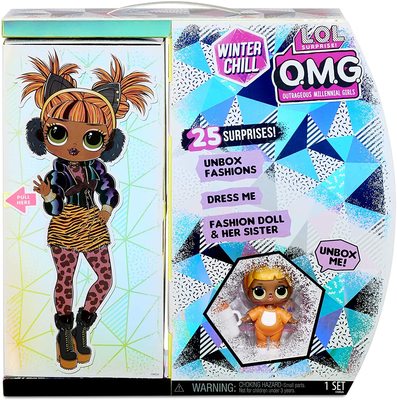   ..G.           25  (LOL O.M.G. Winter Chill Missy Meow Fashion Doll & Baby Cat Doll) (,  4)