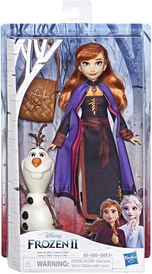         -   2 -  (Disney Frozen Anna Doll with Buildable Olaf Figure) (,  1)