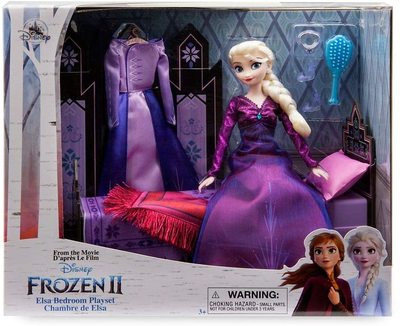      -   2 -  (Disney Elsa Classic Doll Bedroom Play Set  Frozen 2) (,  1)