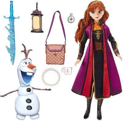         -   2 -  (Disney Anna Classic Doll Adventure Play Set  Frozen 2) (,  1)