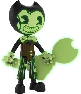   -        3- (Cartoon Bendy - Glow in The Dark Action Figures) (,  3)