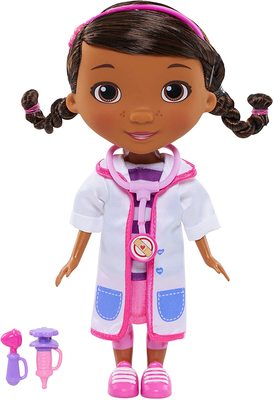   -     -   -  (Doc McStuffins Toy Hospital Doc Articulated Doll with Doctor Accessories) (,  1)