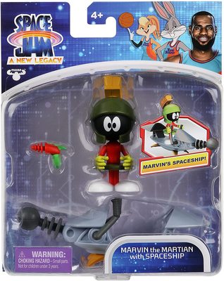          -  . (SPACE JAM: A New Legacy - Baller Action Figure - Marvin The Martian with Spaceship) (,  1)