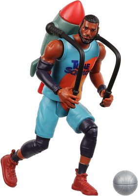          -  . (SPACE JAM: A New Legacy - Baller Action Figure - Lebron James with Acme Rocket Pack 4000) (,  2)