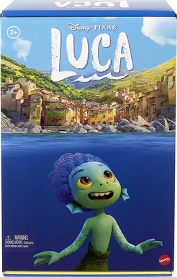        (Disney Pixar Luca Alberto Scorfano Action Figure Movie Toys, Highly Posable with Color Change Elements) (,  1)