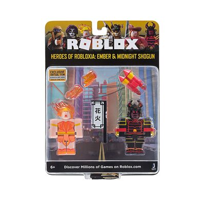  :   "   Ѹ" Ember & Midnight Shogun (Roblox Celebrity Collection Heroes of Robloxia: Ember & Midnight Shogun Game Pack) (,  1)