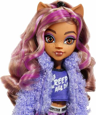   -   (2022.) (Clawdeen Wolf &amp; Pet Dog Crescent - Monster High Creepover Party) (,  1)