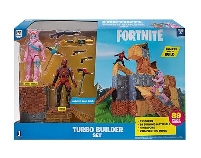   - Turbo Builder -     (89 ) (Fortnite Turbo Builder Set 2 Figure Pack, Rabbit Raider &amp; Vertex) ()