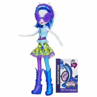   -3 -   - Neon Rainbow Rocks (My Little Pony Equestria Girls DJ PON-3 Doll (Neon Rainbow Rocks)) ()