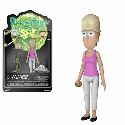    -    ( -  ) (Funko Action Figure: Rick and Morty Summer with Weird Hat Collectible Figure) ()