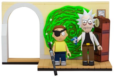     -      (98 ) (McFarlane Toys Rick & Morty Evil Rick & Morty Small Construction) ()