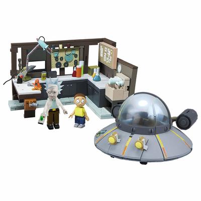      -      (293 ) (McFarlane Toys Rick & Morty Spaceship & Garage Large Construction Toy Set) ()
