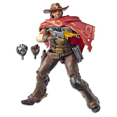  -   (Hasbro Overwatch Ultimates Series McCREE Collectible Action Figure) ()