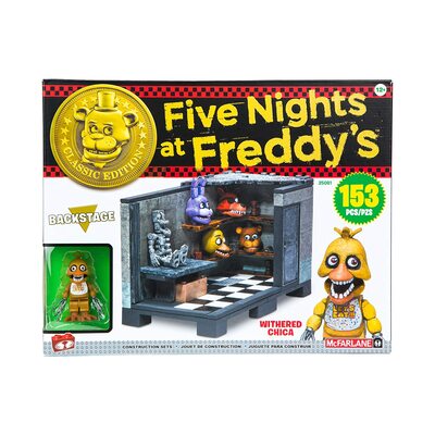   -      153 . (McFarlane Toys Five Nights at Freddy's Backstage 'Classic Series' Medium Construction Set) ()