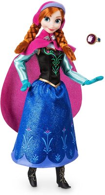     -   2 -  (Disney Anna Classic Doll with Ring - Frozen) ()