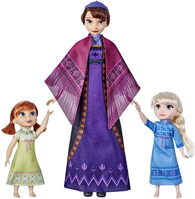:   ,  ,      -   2 -  (Disney Frozen 2 Queen Iduna Lullaby Set with Elsa and Anna Dolls) ()