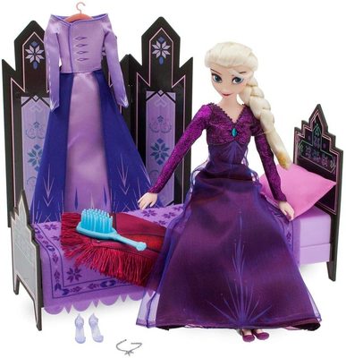      -   2 -  (Disney Elsa Classic Doll Bedroom Play Set  Frozen 2) ()