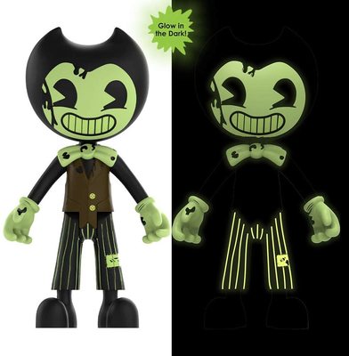   -        3- (Cartoon Bendy - Glow in The Dark Action Figures) ()