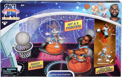              -  . (SPACE JAM: A New Legacy - Super Shoot &amp; Dunk Playset with Lebron Figure) ()