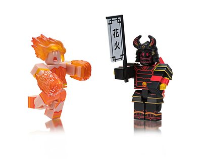  :   "   Ѹ" Ember & Midnight Shogun (Roblox Celebrity Collection Heroes of Robloxia: Ember & Midnight Shogun Game Pack) ()