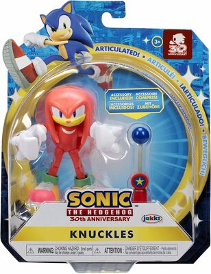     (Modern Knuckles with Blue Checkpoint - Sonic The Hedgehog) ()