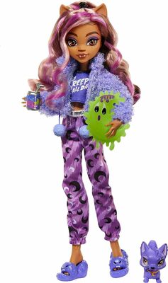   -   (2022.) (Clawdeen Wolf &amp; Pet Dog Crescent - Monster High Creepover Party) ()