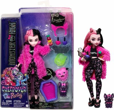  -   (2022.) (Draculaura &amp; Pet Bat - Monster High Creepover Party) ()