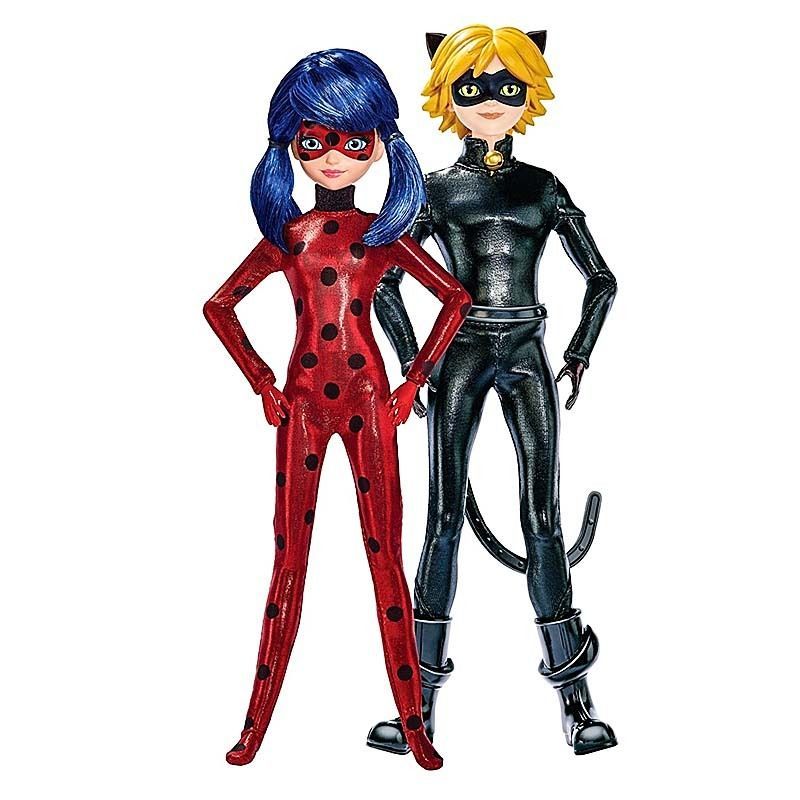 Miraculous Fashion Doll 2 Pack - Ladybug & Cat Noir