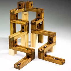  -  (Ideal Amaze 'N' Marbles 60 Piece Classic Wood)