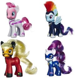   -       (My Little Pony POWER PONIES - Pinkie Pie, Applejack, Rainbow Dash, Rarity)