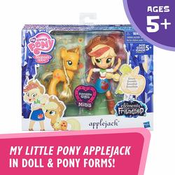   -        (My Little Pony Applejack Toys - Glitter Pony & Equestria Girls Doll)