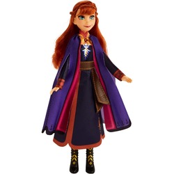   ,    -   2 -  (Disney Frozen Singing Anna Fashion Doll with Music Wearing A Purple Dress)