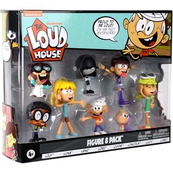   8 . "  " - , , , , , , ,  (The Loud House Figure 8 Pack - Lincoln, Clyde, Lori, Lily, Leni, Lucy, Lisa, Luna)