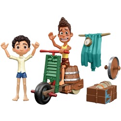      -    - Disney  Pixar (Disney and Pixar Luca Scooter Build &amp; Crash Pack with Luca Paguro &amp; Alberto Scorfano Posable Action Figures)
